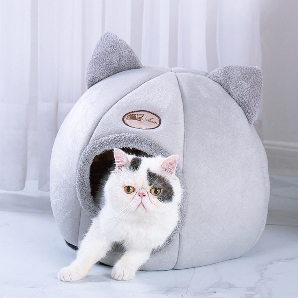 ComfyHouse™ - Niche pour chat ultra confortable - LE-CHAT-RAMSÈS